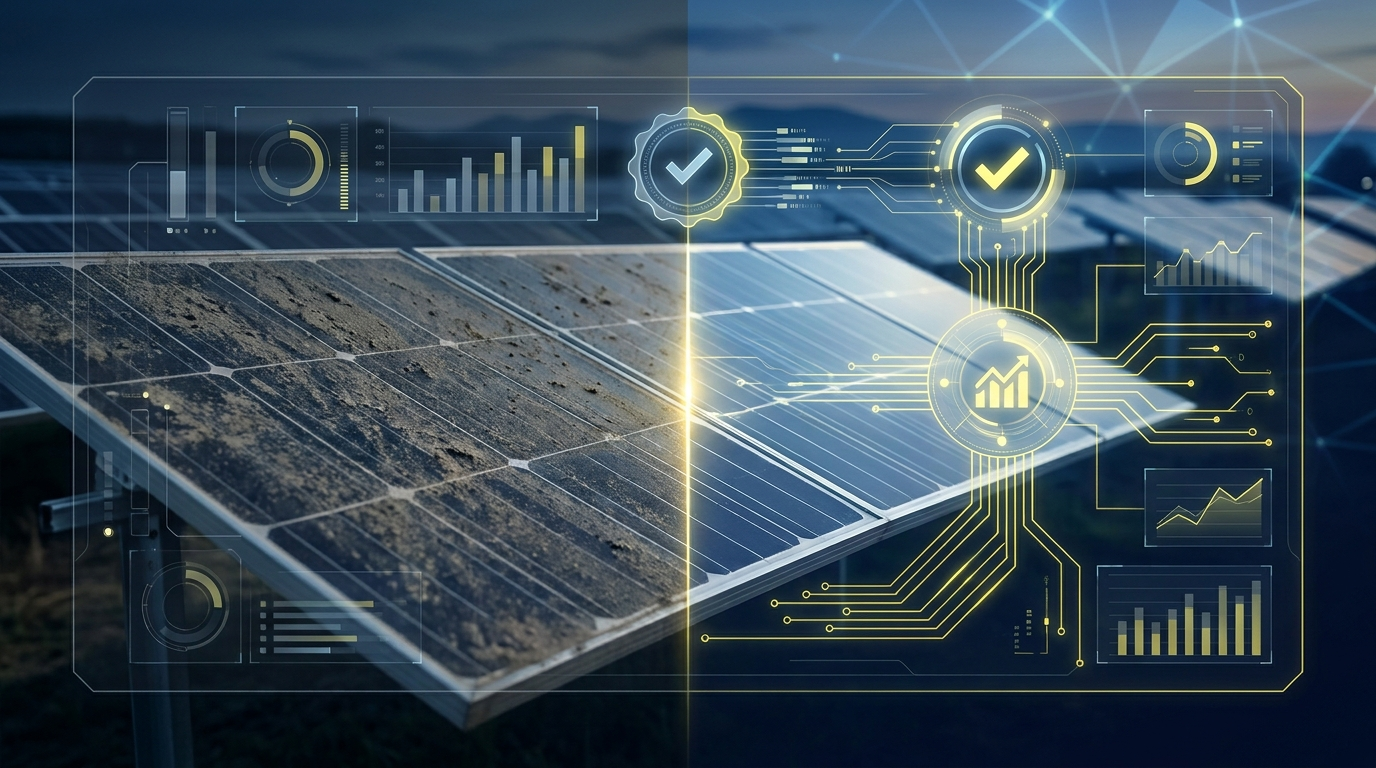 ClearWatt dashboard showing energy recovery calculation